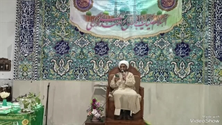 مراسم جشن به مناسبت نیمه شعبان میلاد امام زمان عجل الله تعالی در مسجد موسی بن جعفر شهرستان بافق