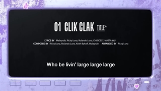 لیریک آهنگ بیبی مانستر، ClikClak,BabyMonster