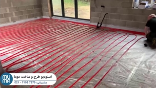 "نصب گرمایش از کف به روش حرفه‌ای: تمام مراحل در یک ویدیو!"