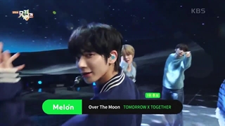 اجرا آهنگ over the moon تی اکس تی