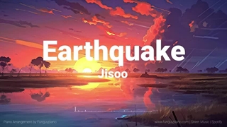 پیانو کاور آهنگ Earthquake از Jisoo
