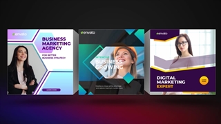 دانلود پروژه آماده افتر افکت بنر تجاری Business Banner Ad