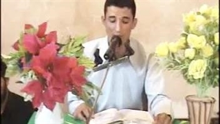 قرائت قرآن توسط کربلایی مختار لوشکانی در روز افتتاح حسینیه و کتابخانه حضرت ابوالفضل(ع) - شهرک لوشکان