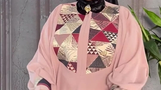 یقه حجاب مجلسی شیک و زیبای حجاب خورشید