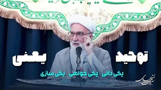 تا توحیدِ( من ) نداریم، ذره ای خوبی نداریم! بلکه ... !