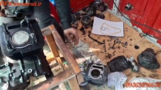 تعمیر موتور سیکلت آپاچی 180