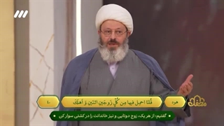 داستان قرآنی حضرت نوح(ع) توسط حجت الاسلام قاسمیان - برنامه محفل زمستان 1403