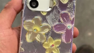 قاب موبایل سامسونگ پرپل فلاورز