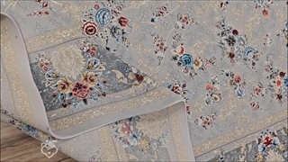 فرش 1200شانه، طرح مهدیسا سیلور کلکسیون غزل کد 032