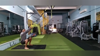 TRX Squat to Y Raise