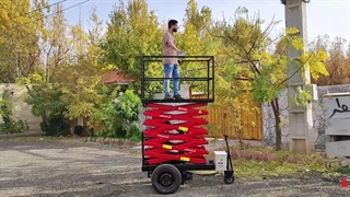 بالابر متحرک 6 متری سه چرخ