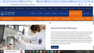 معرفی رشته داروسازی دانشگاه آجی بادم استانبول | تحصیل در ترکیه | شرکت مهاجرتی شاهان