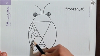 آموزش نقاشی حشره