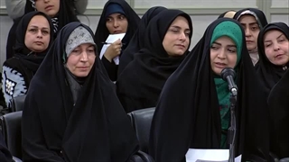 شعرخوانی خانم محدثه آشتیانی در دیدار رمضانی رهبر معظم انقلاب ۱۴۰۳/۱۲/۲۵