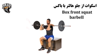 آموزش کامل باکس اسکوات از جلو با هالتر | تکنیک، اشتباهات، نکات حرفه‌ای