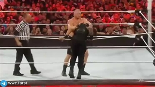 براک لزنر vs رومن رینز با گزارش فارسی