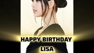 Happy birthday Lisa☆