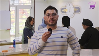 نظر کارآموز دوره کیک پزی در آموزشگاه دنیز همراه با مدرک فنی حرفه ای