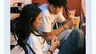 کیفر و جی جی در پشت صحنه ی سریال جواهر بخش ای