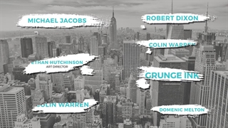 پروژه آماده داوینچی ریزالو مجموعه تایتل جوهری گرانچ Grunge Ink Lower Thirds