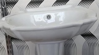 چینی بهداشتی خزر، روشویی با پایه صدف