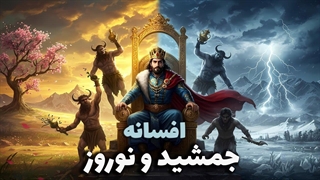 پویانمایی افسانه جمشید و نوروز | اسطوره‌ای که بهار را آفرید از شاهنامه