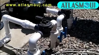 نصب لولههای UPVC استخر