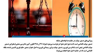 دستور موقت در مقایسه با نهادهای مشابه