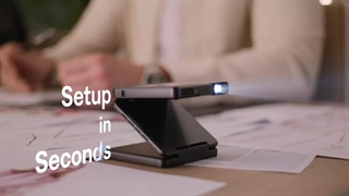 پروژکتور تاشو Aurzen ZIP؛ کوچک ترین پروژکتور تاشوی جهان