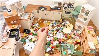 نصب سرویس آشپزخانه مینی ✨ آشپزخانه ORCARA ✨ ASMR ✨