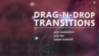 پروژه داوینچی ریزالو ترانزیشن Drag N Drop Seamless Transitions