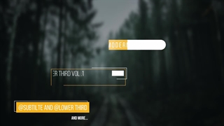 پروژه داوینچی ریزالو تایتل زیرنویس با تغییر اندازه خودکار Auto Resizing Titles Lower Thirds Vol.01