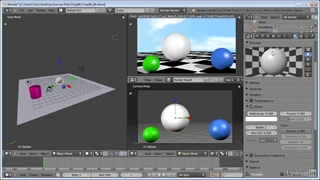 Lynda Blender Essential Training updated Jun 20.2017 - 37 Creating reflections