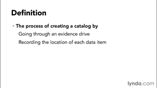 Computer Forensics Essential Training - 05 Analyzing Data - 01 indexing