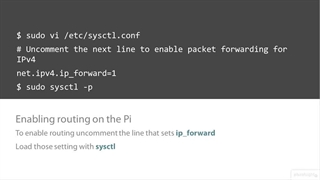 Linux Monitoring and Maintenance (LPIC-2) - 07 Project Building a WAP - 03 Configuring Routing and NAT