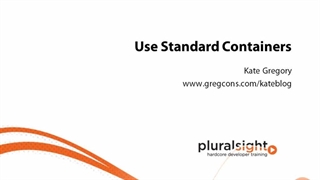 Pluralsight C Plus Plus Advanced Topics - 03_01. Use Standard Containers