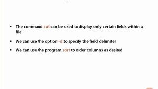 Pluralsight Linux Command Line Interface CLI Fundamentals - 03_06-Using Cut to Vertically Filter Data