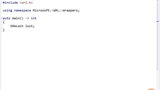 Pluralsight Modern C Plus Plus Concurrency - 03_08  The Windows Runtime Library's SRWLock