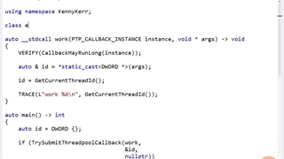 Pluralsight Modern C Plus Plus Concurrency - 05_03  Caring for The Environment