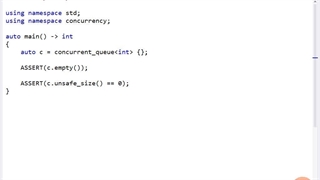 Pluralsight Modern C Plus Plus Concurrency - 07_07  concurrent_queue