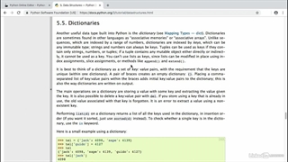 Data Structures - 40 Using dictionaries in Python