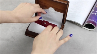 معرفی و آنباکس جاکارتی چرم طبیعی مدل C117 از برند چرم آتریس