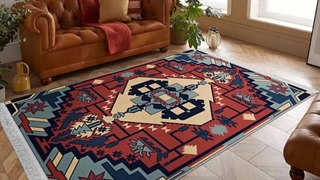 فرش مخمل نادی طرح سنتی کد o172