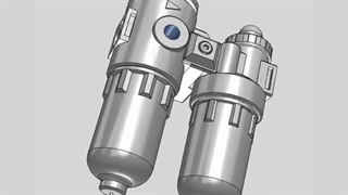 واحد مراقبت پنوماتیک دو تکه | فایل سه بعدی