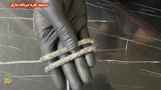 خرید و قیمت دستبند نقره مردانه ماری