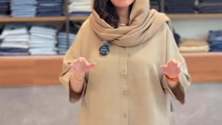 شومیز شانتون با طراحی آزاد و راحت