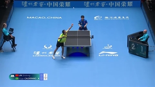 مسابقه کامل فینال تنیس روی میز 2025 Hugo Calderano vs Lin Shidong