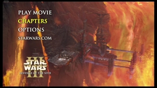 Star Wars: Episode III – Revenge of the Sith (2005 DVD Menu Walkthrough) (Disc 1) (Mustafar)