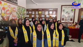 تبریک و سپاس از معلم در دبیرستان ساره ، بیرجند