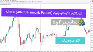 اندیکاتور الگو هارمونیک AB=CD در (AB=CD Harmonic Pattern) متاتریدر 4/5